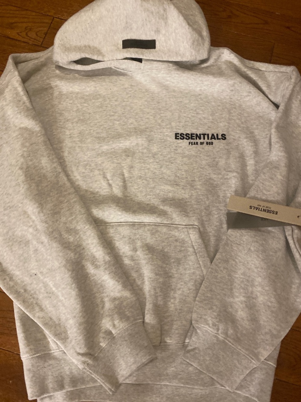 Fear of God ESSENTIALS Light Oatmeal Hoodie SS22 Size M